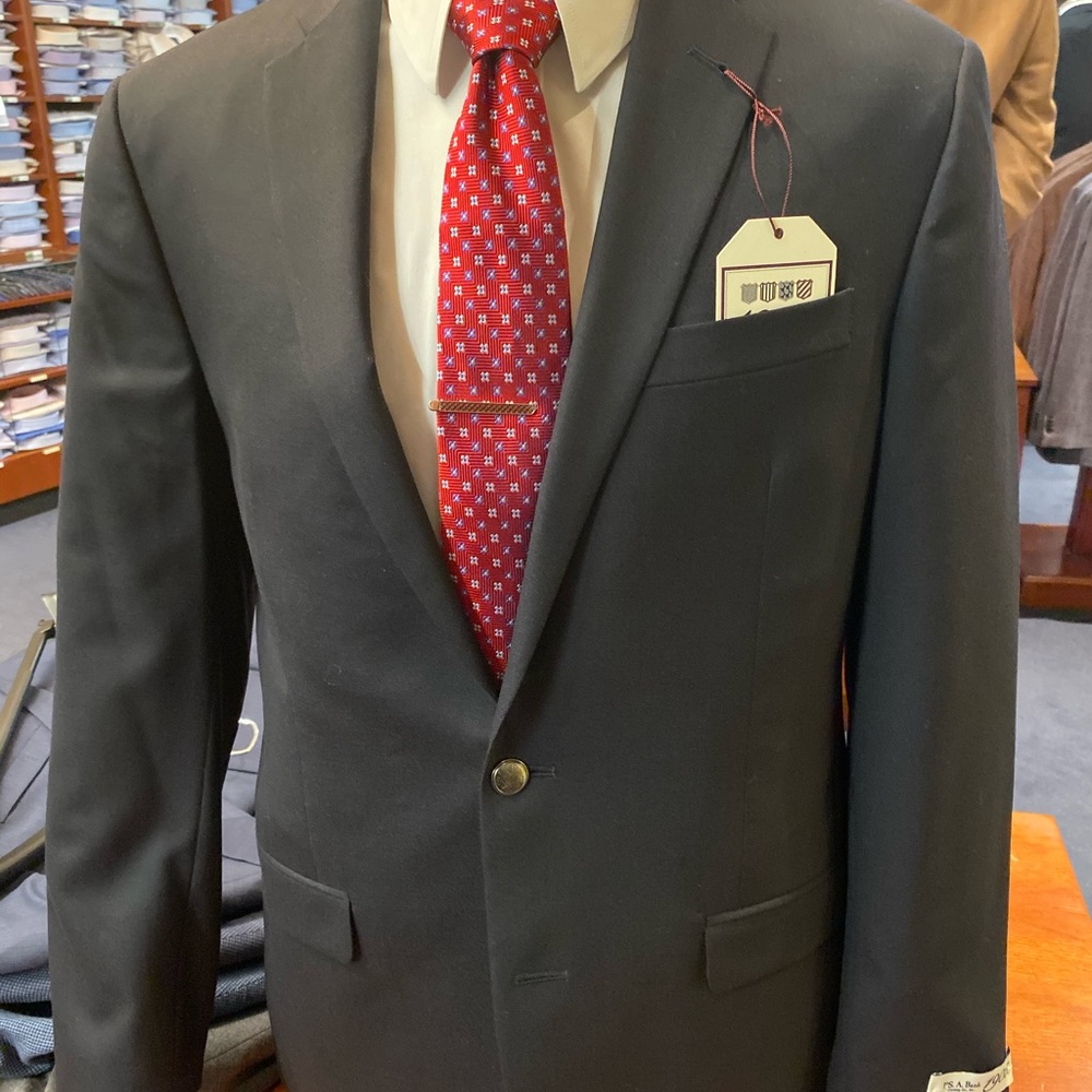 Navy blue blazer (slim fit)